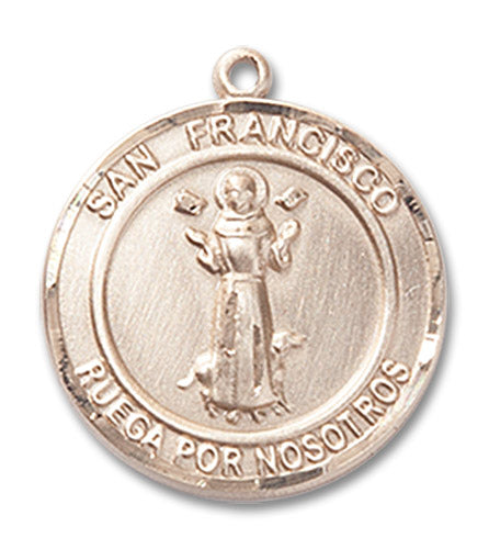 14kt Gold San Francis Medal
