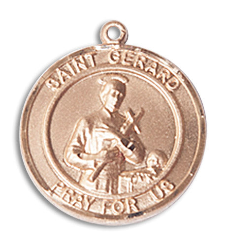 14kt Gold Filled Saint Gerard Pendant