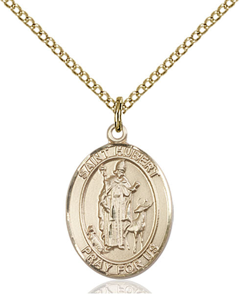 14kt Gold Filled Saint Hubert of Liege Pendant