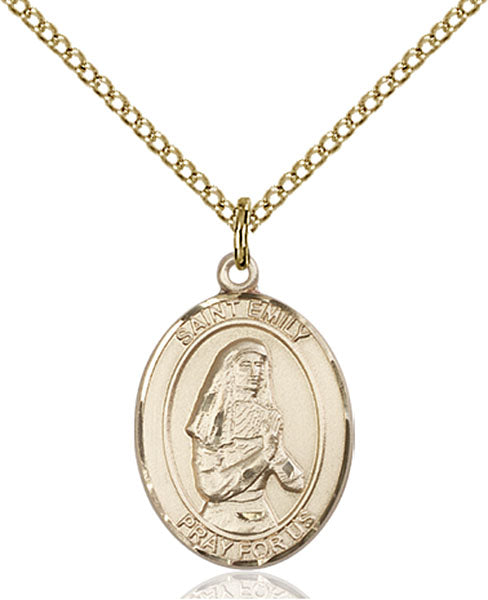 14kt Gold Filled Saint Emily De Vialar Pendant