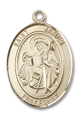 14kt Gold Saint James the Greater Medal
