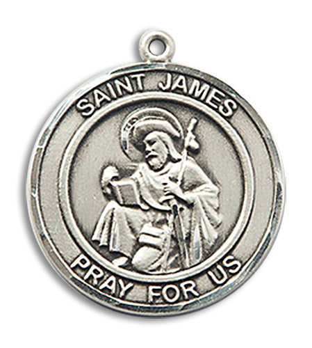 Sterling Silver Saint James the Greater Pendant