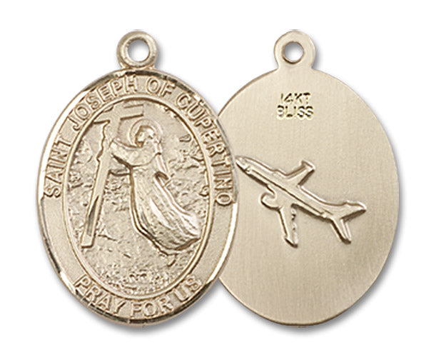 14kt Gold Saint Joseph of Cupertino Medal