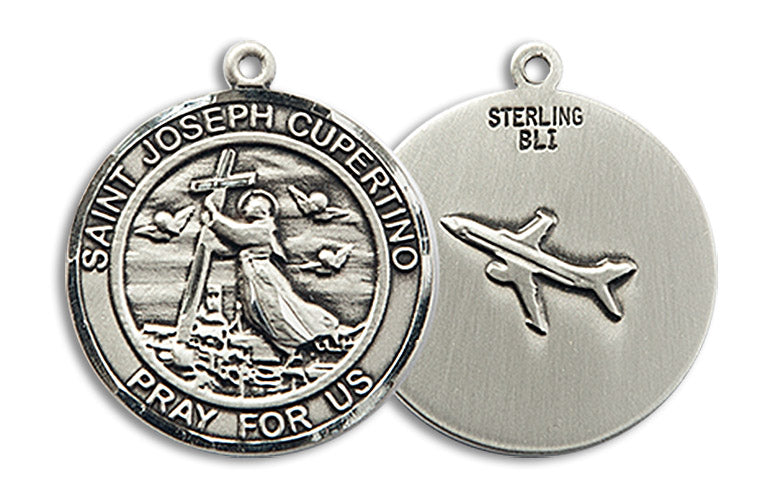 Sterling Silver Saint Joseph of Cupertino Pendant