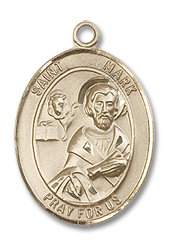 14kt Gold Saint Mark the Evangelizing Medal