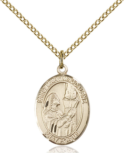 14kt Gold Filled Saint Mary Magdalene Pendant