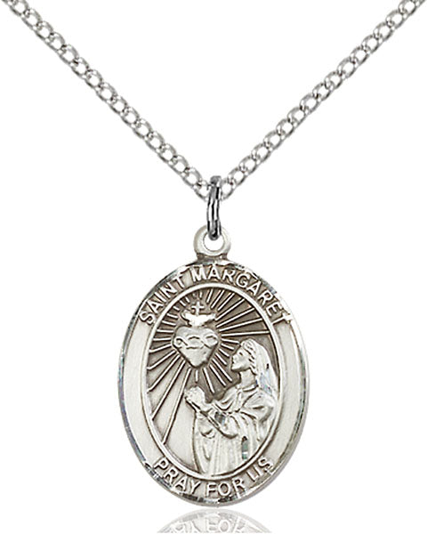 Sterling Silver Saint Margaret Mary Alacoque Pendant