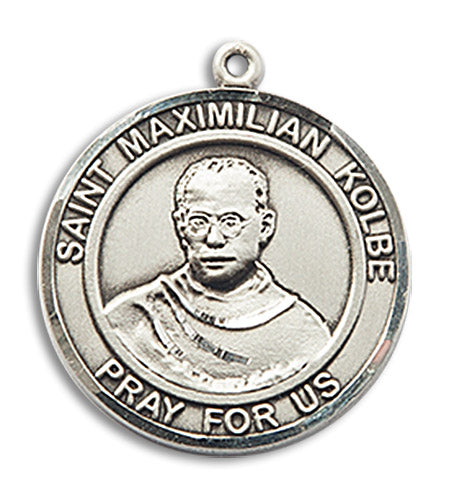 Sterling Silver Saint Maximilian Kolbe Pendant