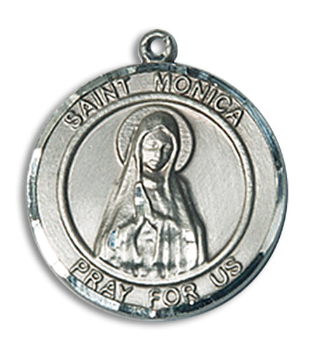 Sterling Silver Saint Monica Pendant