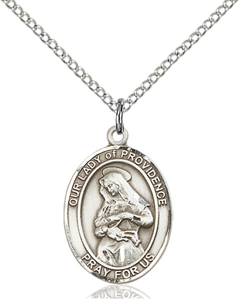 Sterling Silver Our Lady of Providence Pendant
