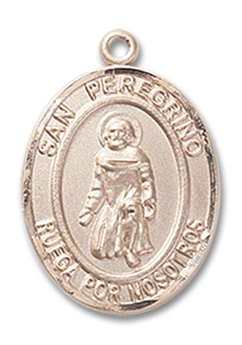 14kt Gold San Peregrino Medal