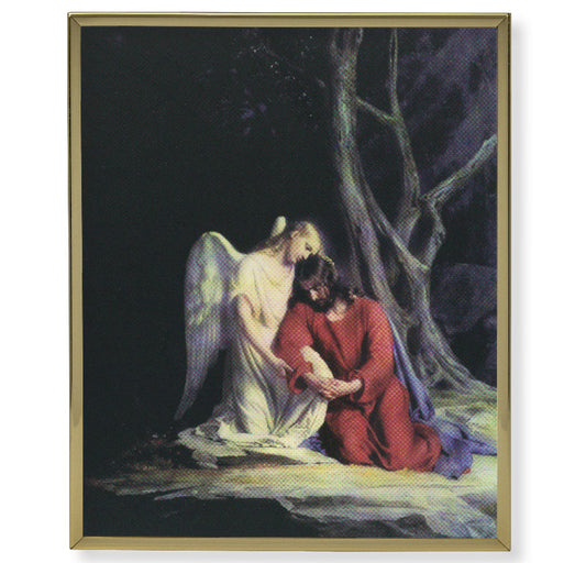 Agony in the Garden Gold Framed Plaque Art