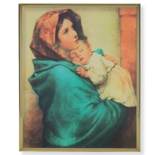 Madonna of the Streets Gold Framed Plaque Art