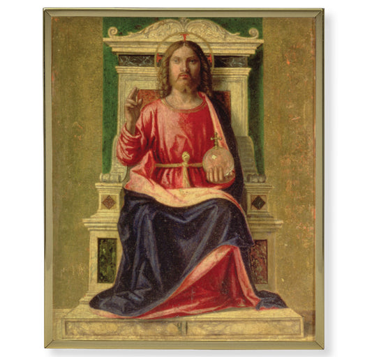 King of Heaven Gold Framed Plaque Art