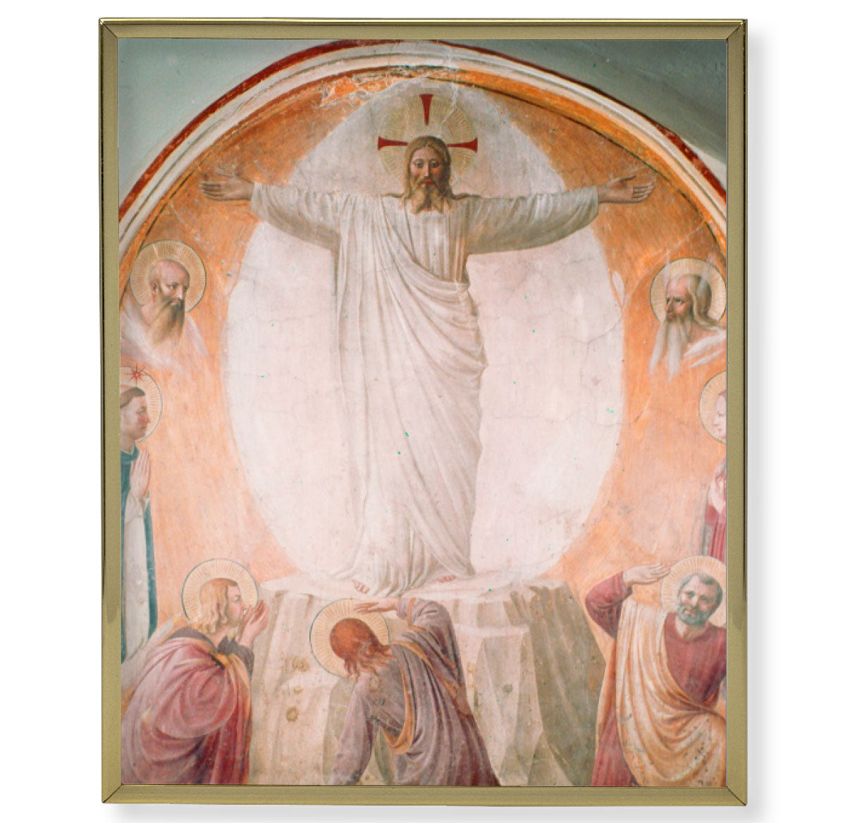 Transfiguration of Christ Gold Framed Plaque Art