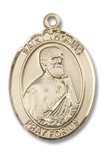 14kt Gold Saint Thomas the Apostle Medal