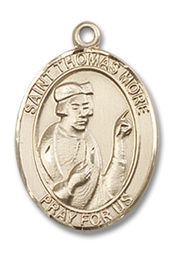 14kt Gold Saint Thomas More Medal