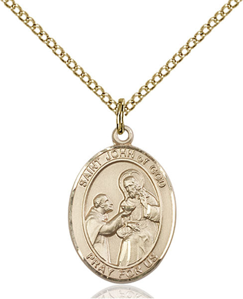 14kt Gold Filled Saint John of God Pendant