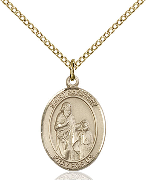 14kt Gold Filled Saint Zachary Pendant
