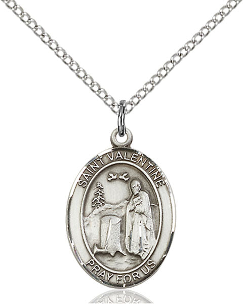 Sterling Silver Saint Valentine of Rome Pendant