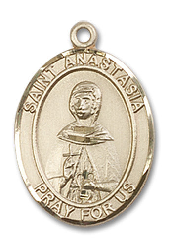 14kt Gold Saint Anastasia Medal