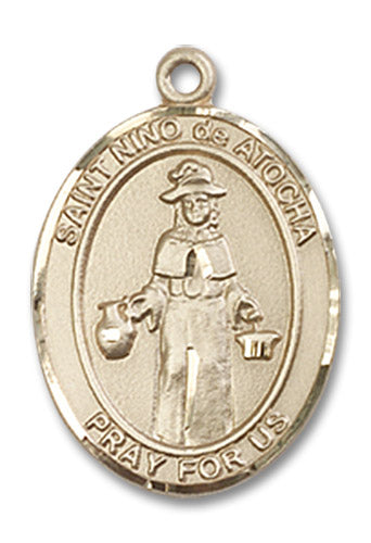 14kt Gold Saint Nino de Atocha Medal