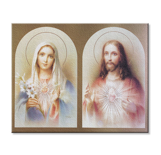 The Sacred Hearts Canvas Print