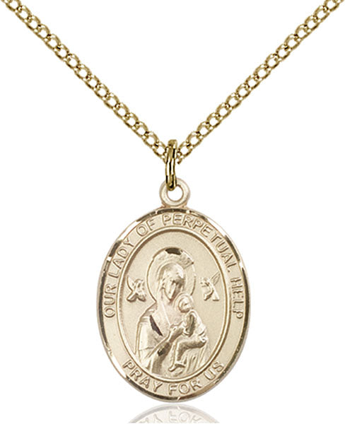 14kt Gold Filled Our Lady of Perpetual Help Pendant
