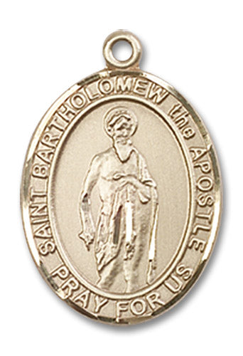 14kt Gold Saint Bartholomew the Apostle Medal – The Catholic Shop
