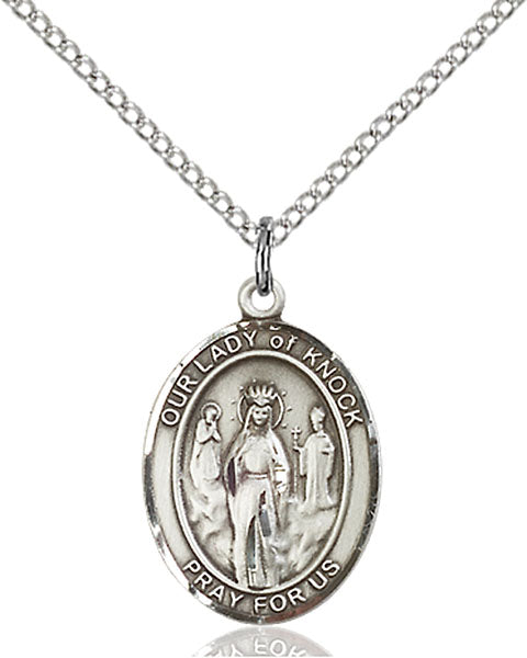 Sterling Silver Our Lady of Knock Pendant