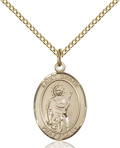 14kt Gold Filled Saint Grace Pendant