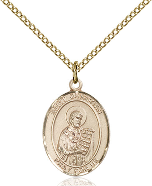 14kt Gold Filled Saint Chrismation Demosthenes Pendant
