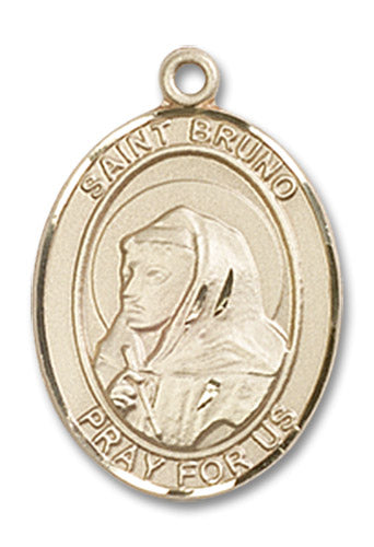 14kt Gold Saint Bruno Medal