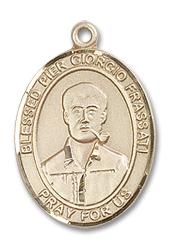 14kt Gold Blessed Pier Giorgio Frassati Medal