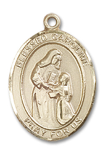 14kt Gold Blessed Caroline Gerhardinger Medal