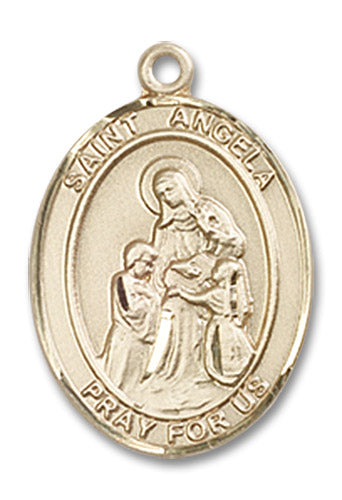 14kt Gold Saint Angela Merici Medal