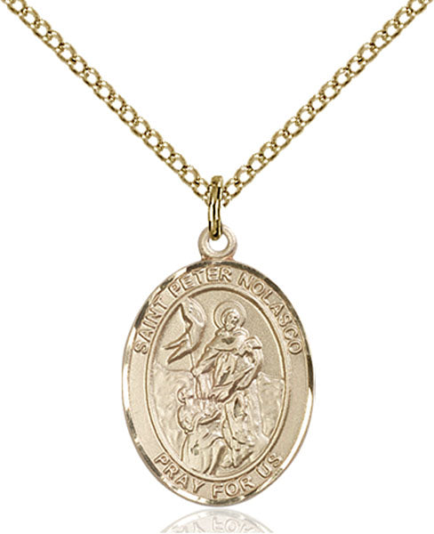 14kt Gold Filled Saint Peter Nolasco Pendant