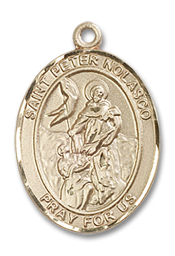 14kt Gold Saint Peter Nolasco Medal