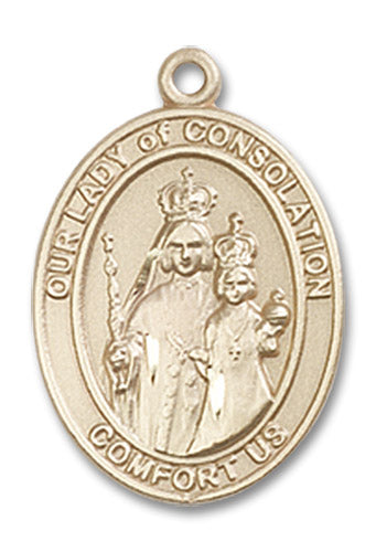 14kt Gold Our Lady of Consolation Medal