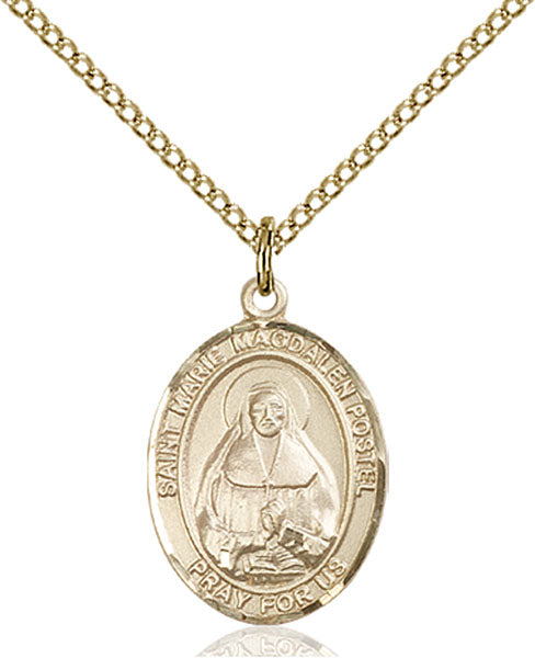 14kt Gold Filled Marie Magdalen Postal Pendant