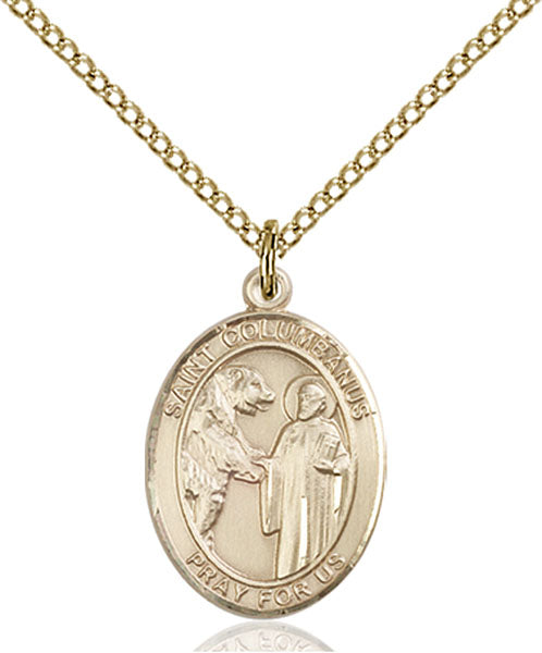 14kt Gold Filled Saint Columbanus Pendant