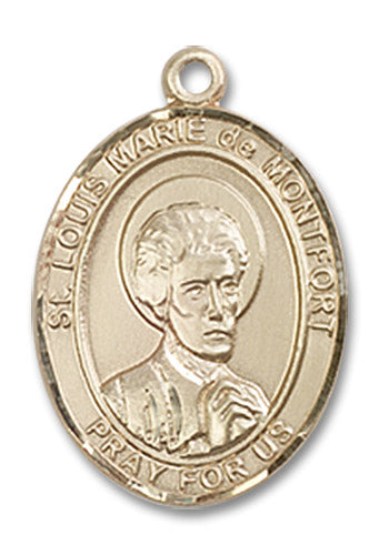 14kt Gold Saint Louis Marie De Montfort Medal