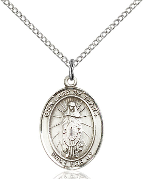 Sterling Silver Our Lady of Tears Pendant
