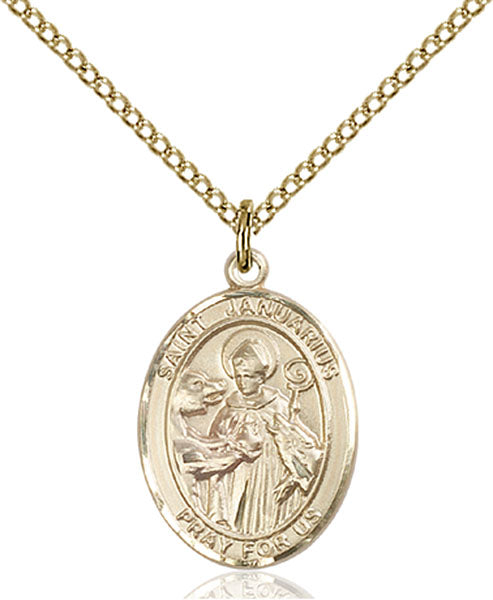 14kt Gold Filled Saint Januarius Pendant