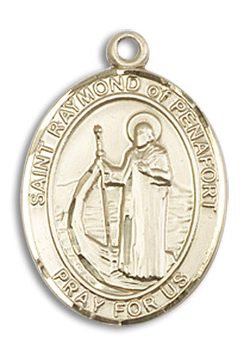 14kt Gold Saint Raymond of Penafort Medal
