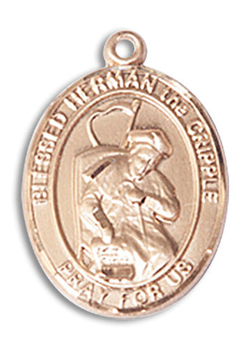 14kt Gold Filled Blessed Herman the Cripple Pendant