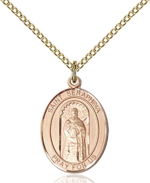 14kt Gold Filled Saint Seraphina Pendant