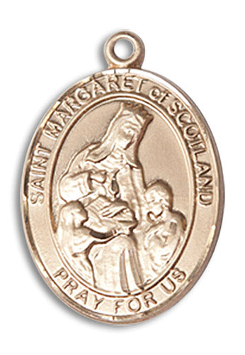 14kt Gold Filled Saint Margaret of Scotland Pendant
