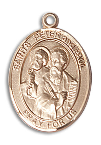 14kt Gold Saint Peter Medal