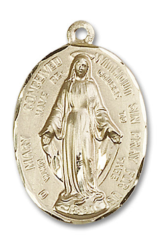 14kt Gold Filled Immaculate Conception Pendant